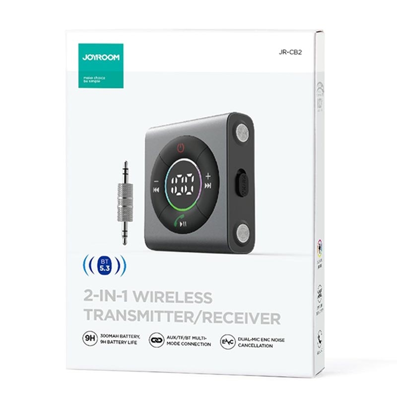 JOYROOM JR-CB2 2-in-1 Wireless Bluetooth Transmitter/ Receiver